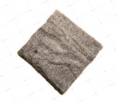 Faux Fur Hair 13 mm Brown Melange 10x10 cm