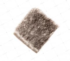 Sztuczne Futro włos 28/30 mm Beżowy Melanż 10x10 cm