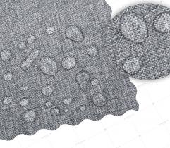 Oxford PU 600 Woven Garden Fabric Melange Linen - Grey