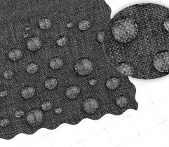 Oxford PU 600 Woven Garden Fabric Melange Linen - Graphite