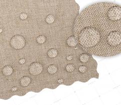 Oxford PU 600 Woven Garden Fabric Melange Linen - Beige