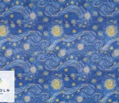 Tkanina Lotos 260 g - Gwieździsta Noc Van Gogh 