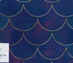 Oxford PU Woven Garden Fabric - Maybe Purple Sea