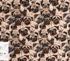 Loopback Jersey - Pug Dogs