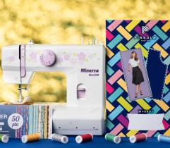 Sewing Machine MINERVA Max20M + Voucher 50 PLN + a4 Pattern