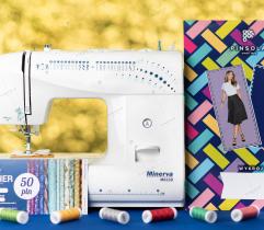 Sewing Machine MINERVA M823b + voucher 50 PLN + a4 Pattern