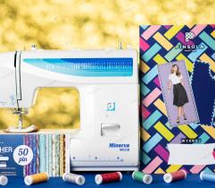 Sewing Machine MINERVA M832B + voucher 50 PLN + a4 pattern