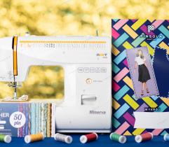 Sewing Machine MINERVA Next 363d + voucher for 50 PLN + a4 pattern