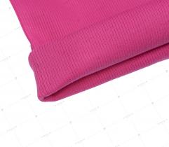 Rib Knit Fabric Tubular 60 cm - Hot Pink