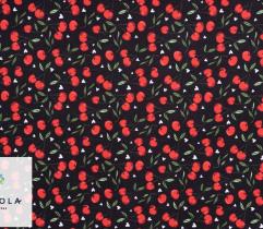 Woven Fabric Silki - Cherries
