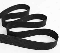 Ripsband 20 mm - Schwarz