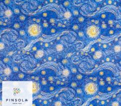Tkanina Ortalion Pumi - Gwieździsta Noc Van Gogh