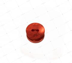 Set of Metal Buttons 15 mm - Red 10 pcs.