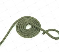 Sznurek bawełniany z rdzeniem 5 mm - Khaki