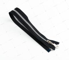 Zipper Metal Type 5 Open End 40 cm - Black