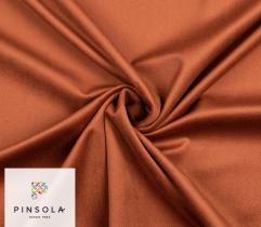 Velours Jersey Polsterstoff  - Rust