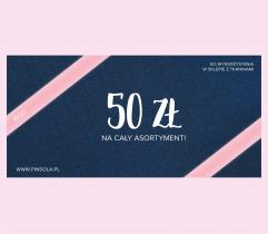 Bon podarunkowy o wartości 50 zł (elektroniczny) 56033