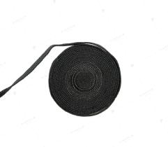 Knitted Elastic Tape 5 mm - Black (6660)