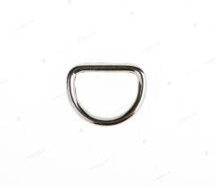 Metall D-Ring  20 mm - Silber