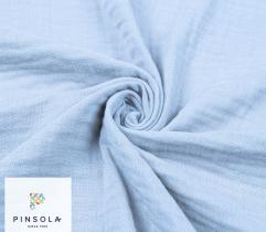 Muslin Double Gauze Organic Cotton - Light Blue