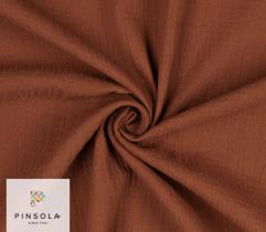 Muslin Double Gauze Organic Cotton - Brown