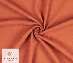 Muslin Double Gauze Organic Cotton - Orange