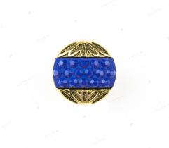 Button 25 mm - Retro Blue