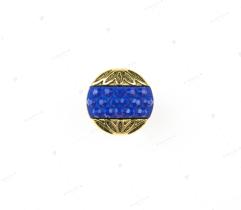 Button 20 mm - Retro Blue