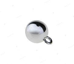 Button Ball 10 mm - Silver