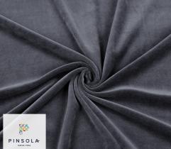 Knitted Fabric Cotton Velvet - grey