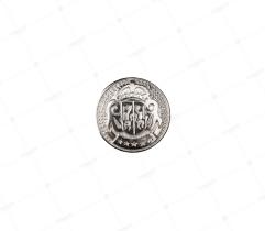 Metal Blazer Button 20 mm - Silver