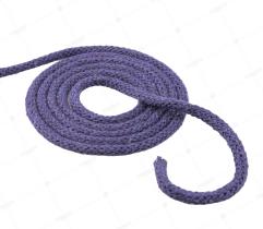Cotton cord with a core 5 mm - Plum purple