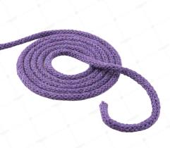 Cotton cord with a core 5 mm - Purple