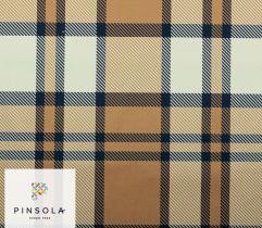 Knitted Fabric for Coats - Beige Check 1+0,65Lm