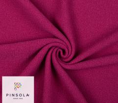 Wool Fleece Fabric - Amaranth