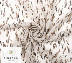 Woven Chiffon Fabric - Golden Spots
