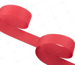 Ripsband 25 mm - Rot