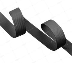 Ripsband 25 mm - Grau