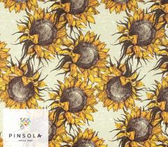 Woven Nylon Fabric Pumi - Sunflowers