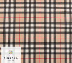 Woven Nylon Fabric Pumi - BB Check