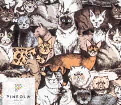 Woven Nylon Fabric Pumi - Cats