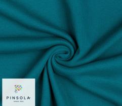 Rib Knit Fabric 120 cm - Turquoise