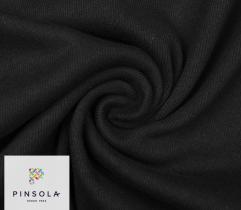 Rib Knit Fabric 110 cm - Black