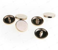 Set of Metal Buttons 20 mm - Gold 10 pcs.