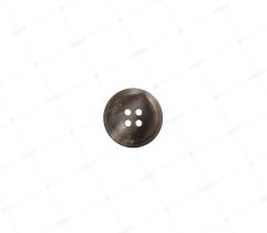 Button Buffalo Horn 15 mm - Grey