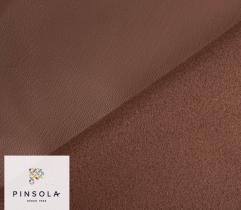 Faux Leather Coupon 65x30 - Brown