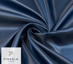 Woven lining viscose – Dark blue and silver