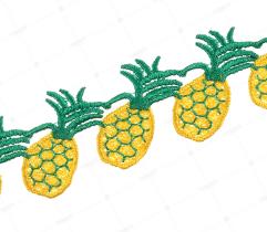 Decorative ribbon - Pineapple