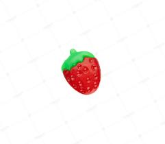 Children's button Strawberry