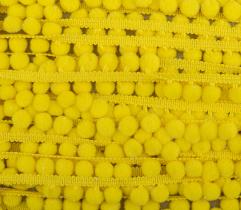 Pompon, decorative tape, PA-18 Yellow